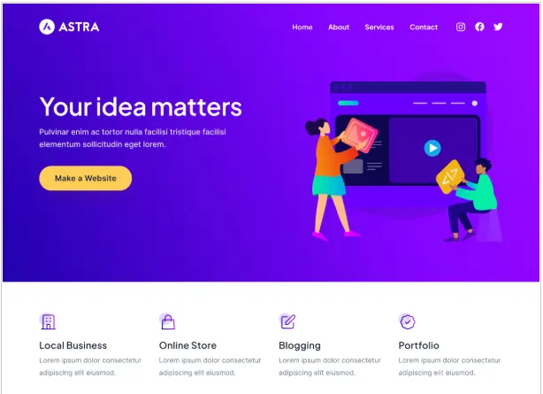 Astra Theme