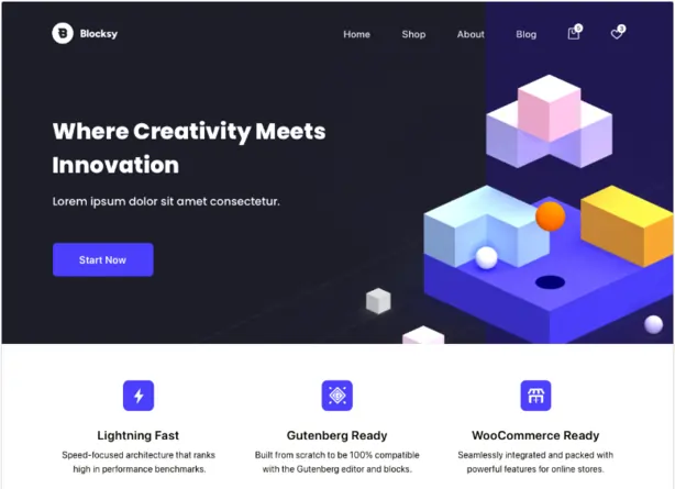 Blocksy theme